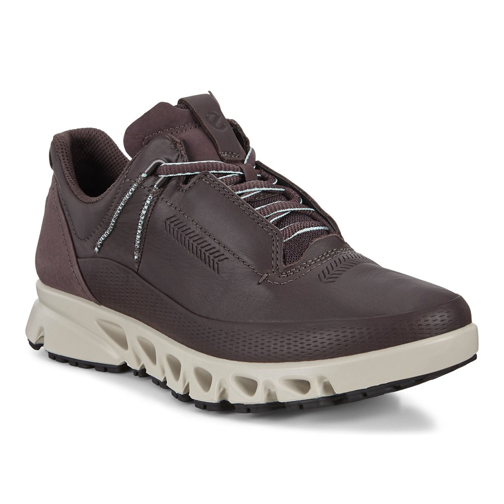 Tenis Outdoor Mujer - ECCO Multi-Vent - Grises Oscuro - YFA253674